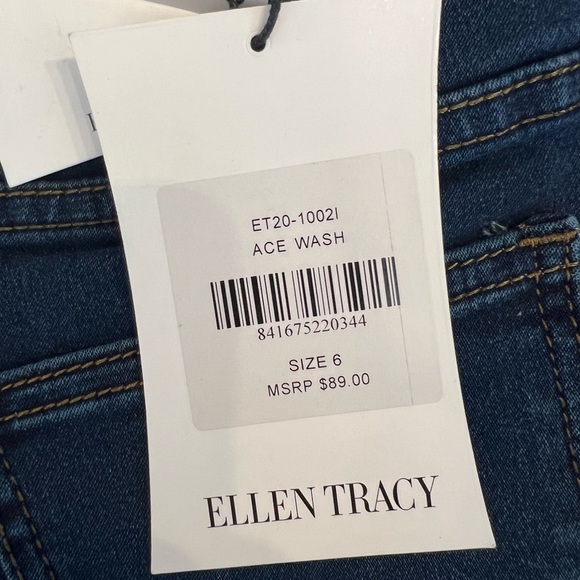 Ellen Tracy Ab-solutely Slimming Mid-Rise Skinny Jeans NEW - Picture 5 of 8